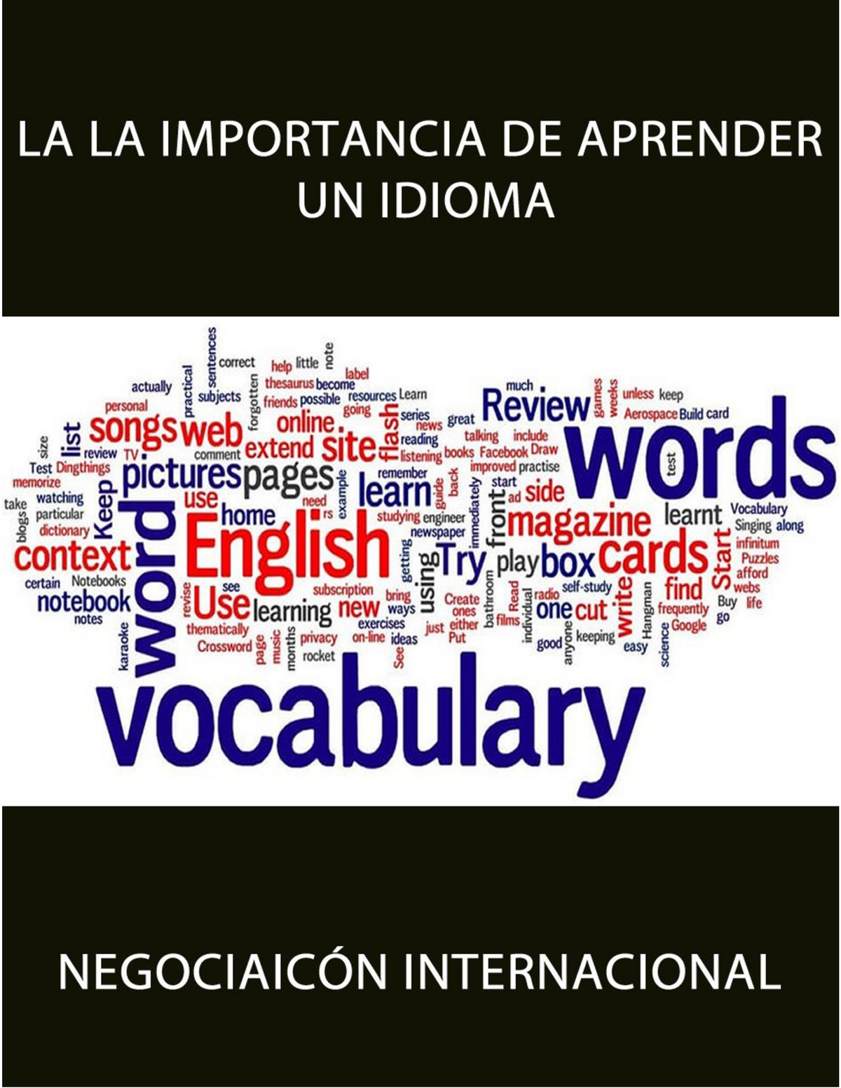 LA Importancia DE Aprender UN Idioma - Sistemas - Studocu