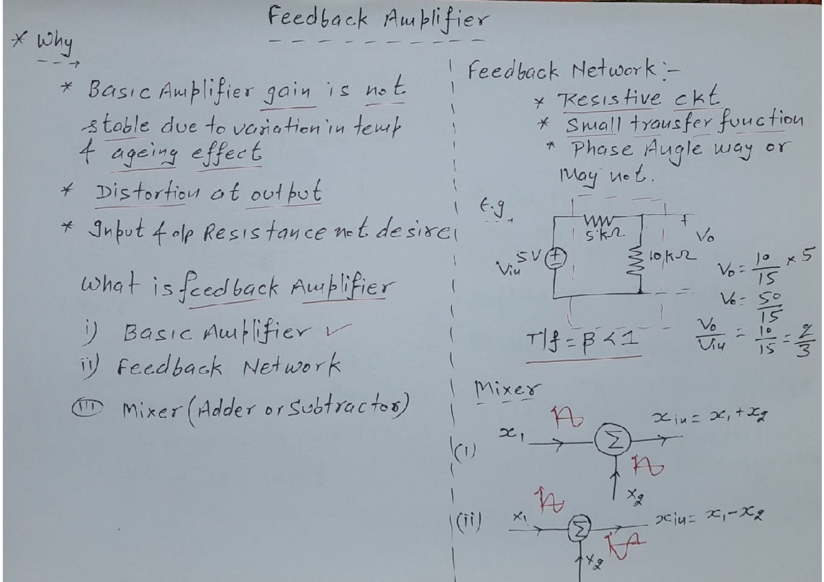 14. Feedback Amplifiers and Effects ANALOG Electronics Studocu