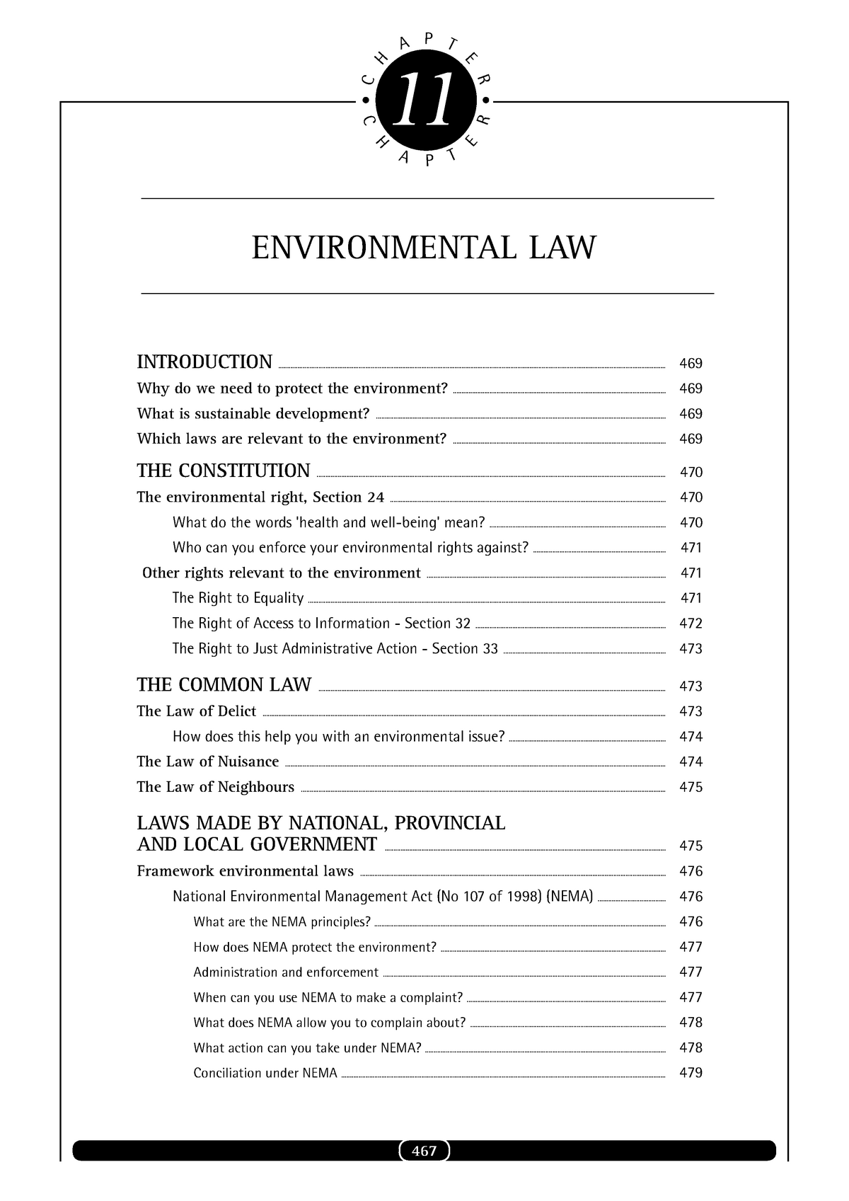 Section 32, National Environmental Management Act - Lecture Notes 2 ...