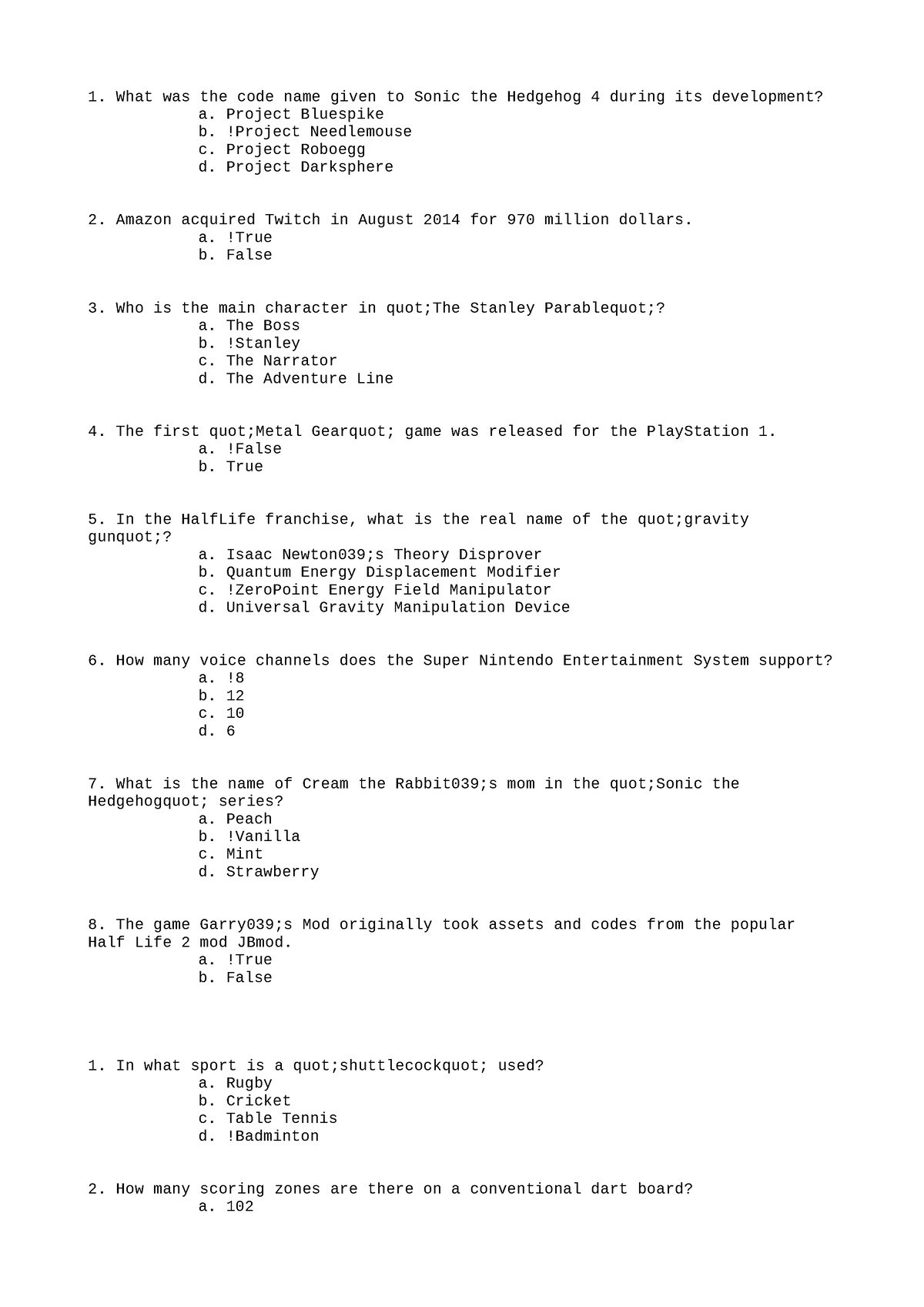 Cs215 Chapter Summary 7 - What Was The Code Name Given To Sonic The 