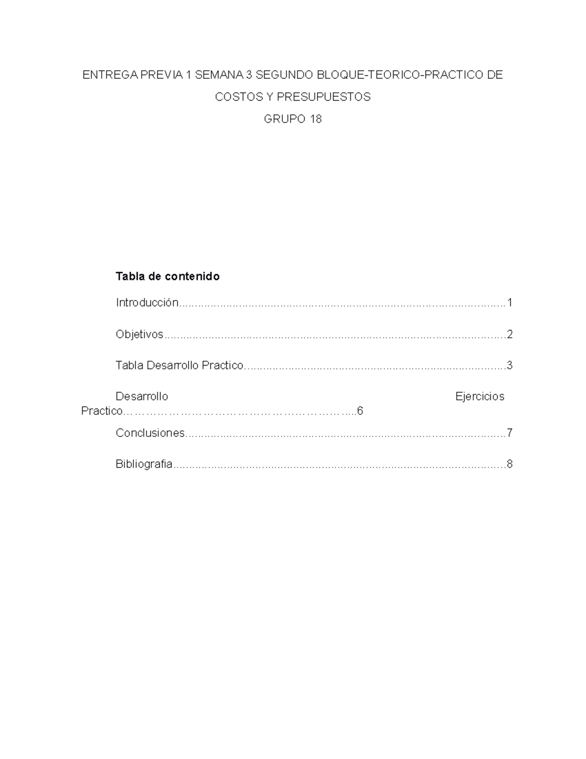 Trabajo colaboratico Costos Y Presupuestos - ENTREGA PREVIA 1 SEMANA 3 ...