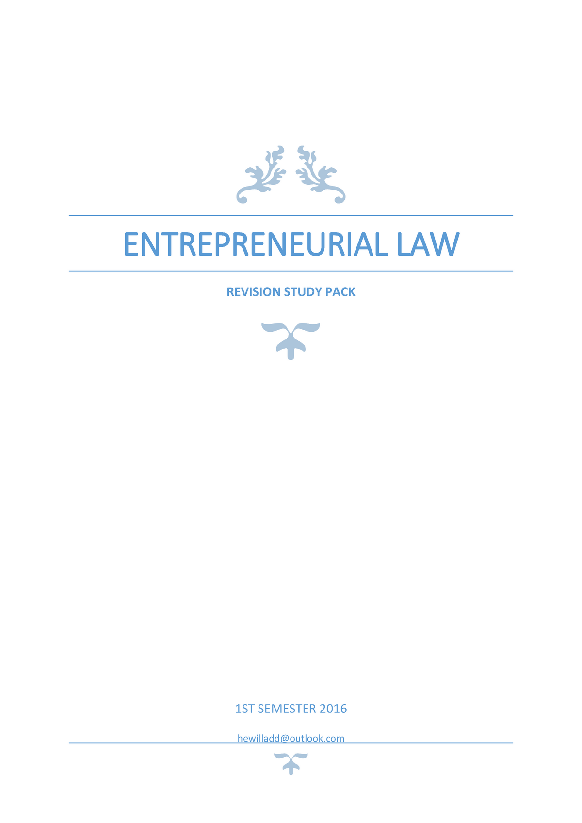 mrl-study-pack587568-summary-entrepreneurial-law-warning-tt