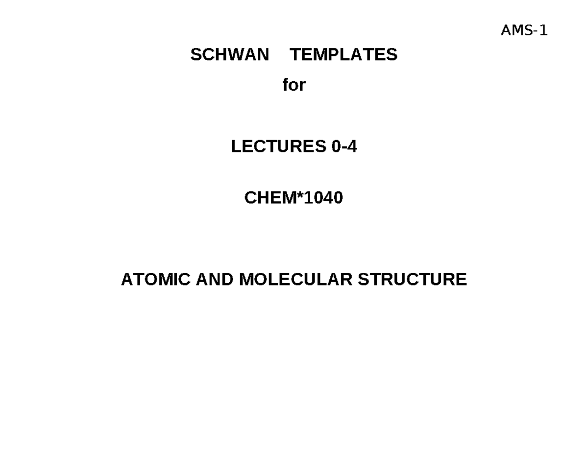 Atomic and Molecular Structure templates as Word F2022 10 pages ...