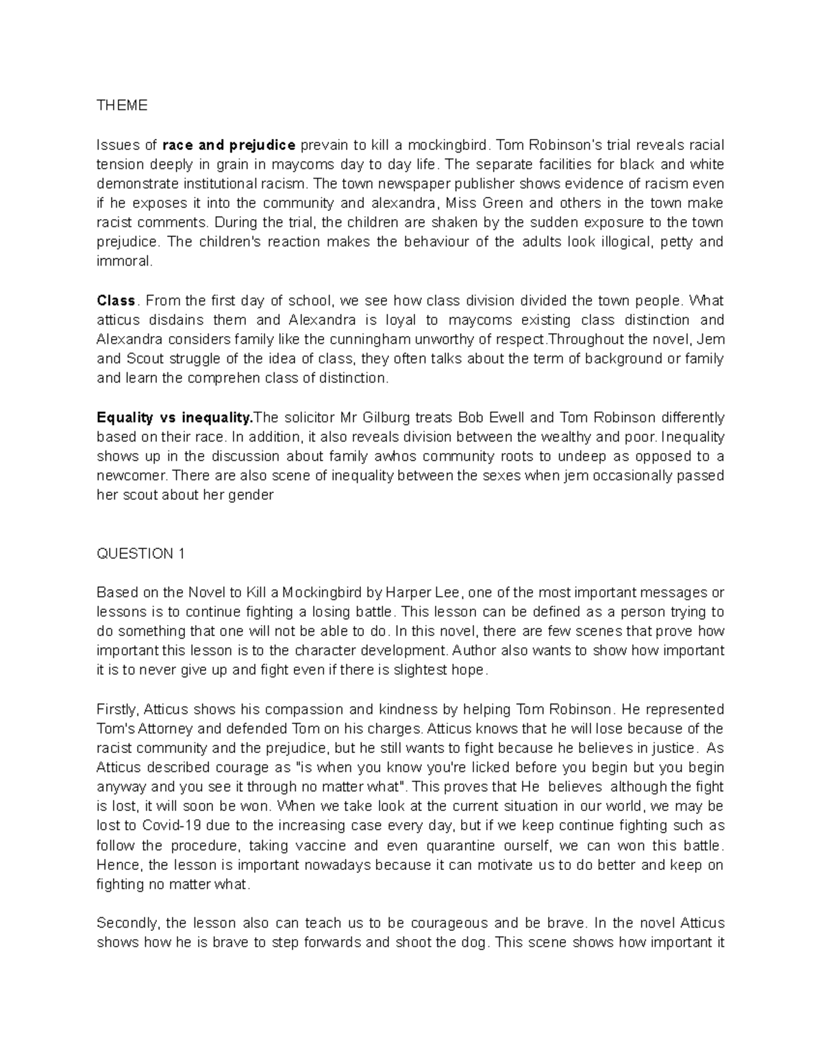 How Does Atticus Show Courage When He Shoots The Dog