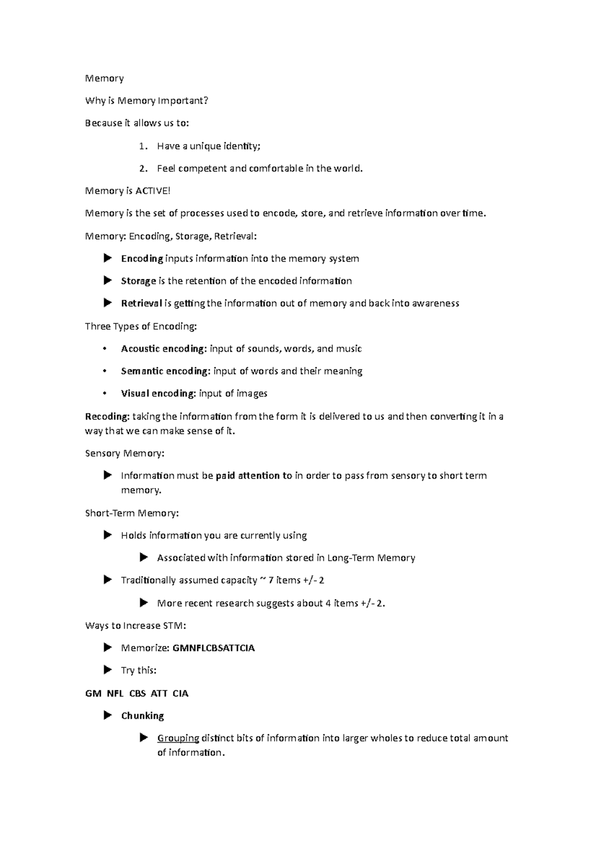 psychology-memory-notes-and-test-prep-memory-what-is-memory-memory