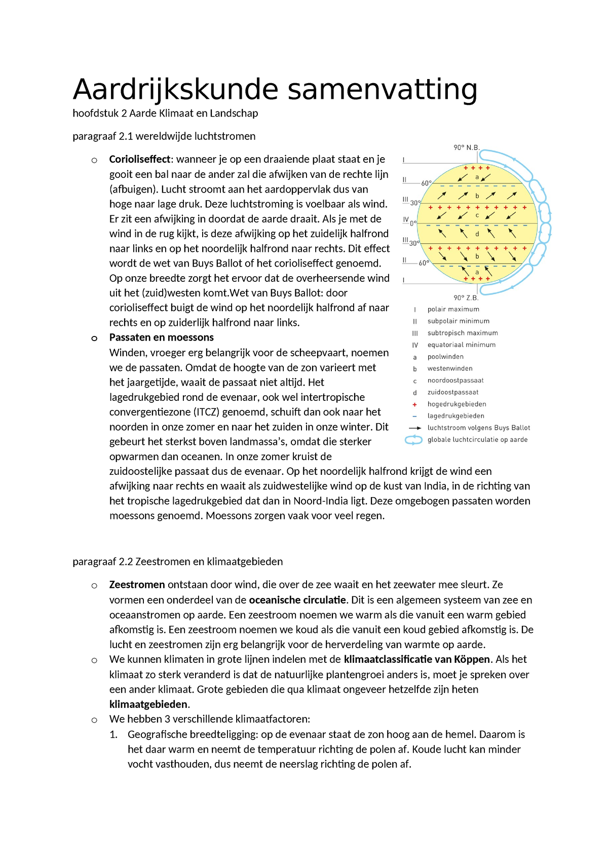 Aardijkskunde Hoofdstuk 2 4havo Aardrijkskunde Samenvatting Hoofdstuk