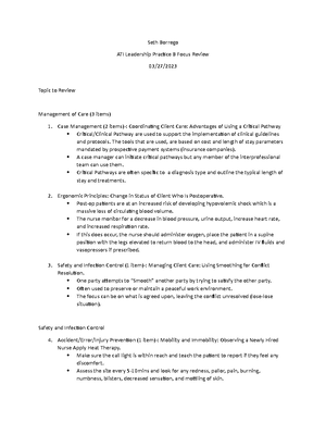 Community Public Health Clinical Judgment Case Study - Studocu