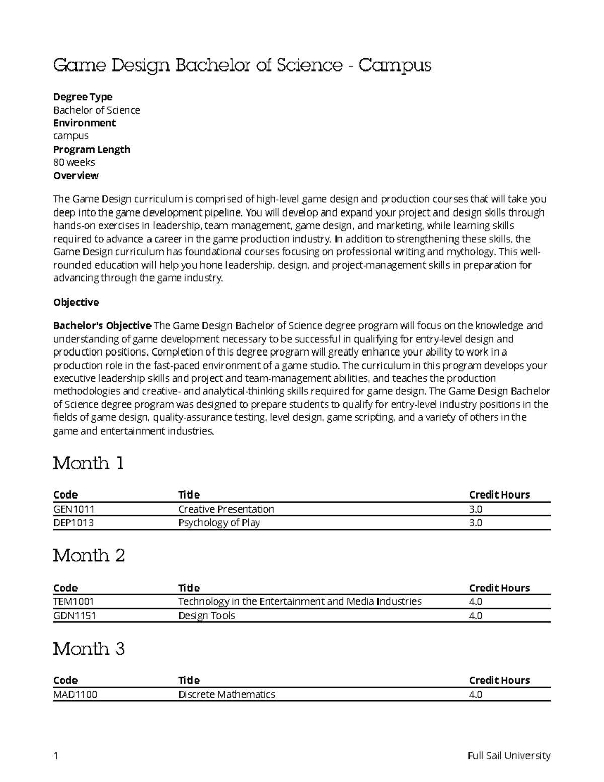 Game design bachelor of science campus - Game Design Bachelor of ...