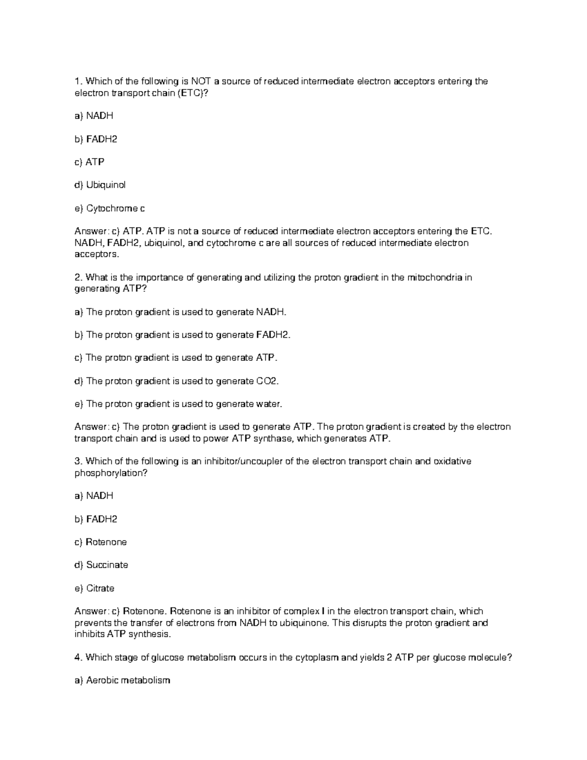 BIO152 ETC & OP MCQ+ mcqs - Which of the following is NOT a source of ...