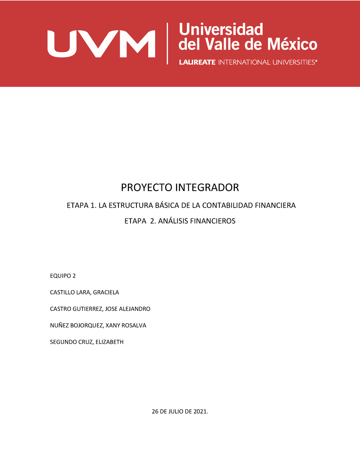 A6 NBXR - PROYECTO INTEGRADOR ETAPA 2 UNIDAD 3 ANALISIS FINANCIEROS ...