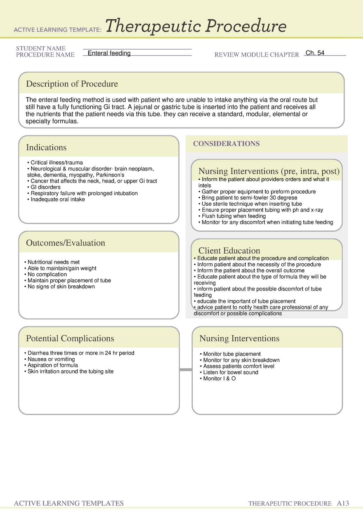 ati video case study enteral nutrition