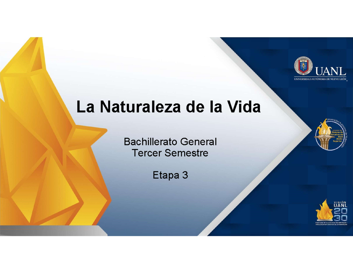 POWER POINT DE LA NATURALEZ DE LA VIDA - La Naturaleza de la Vida