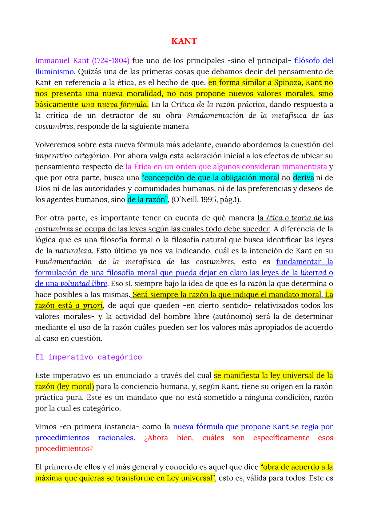 Kant - Awdsa - KANT Immanuel Kant (1724-1804) Fue Uno De Los ...