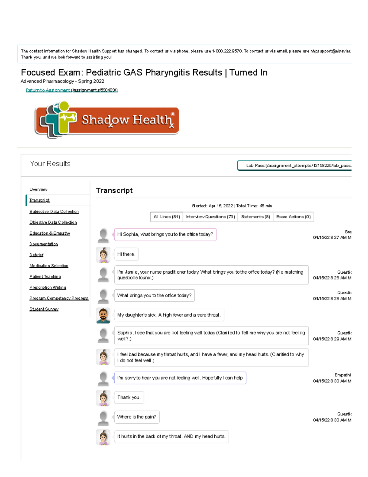 Focused Exam Pediatric GAS Pharyngitis Focused Exam Pediatric GAS