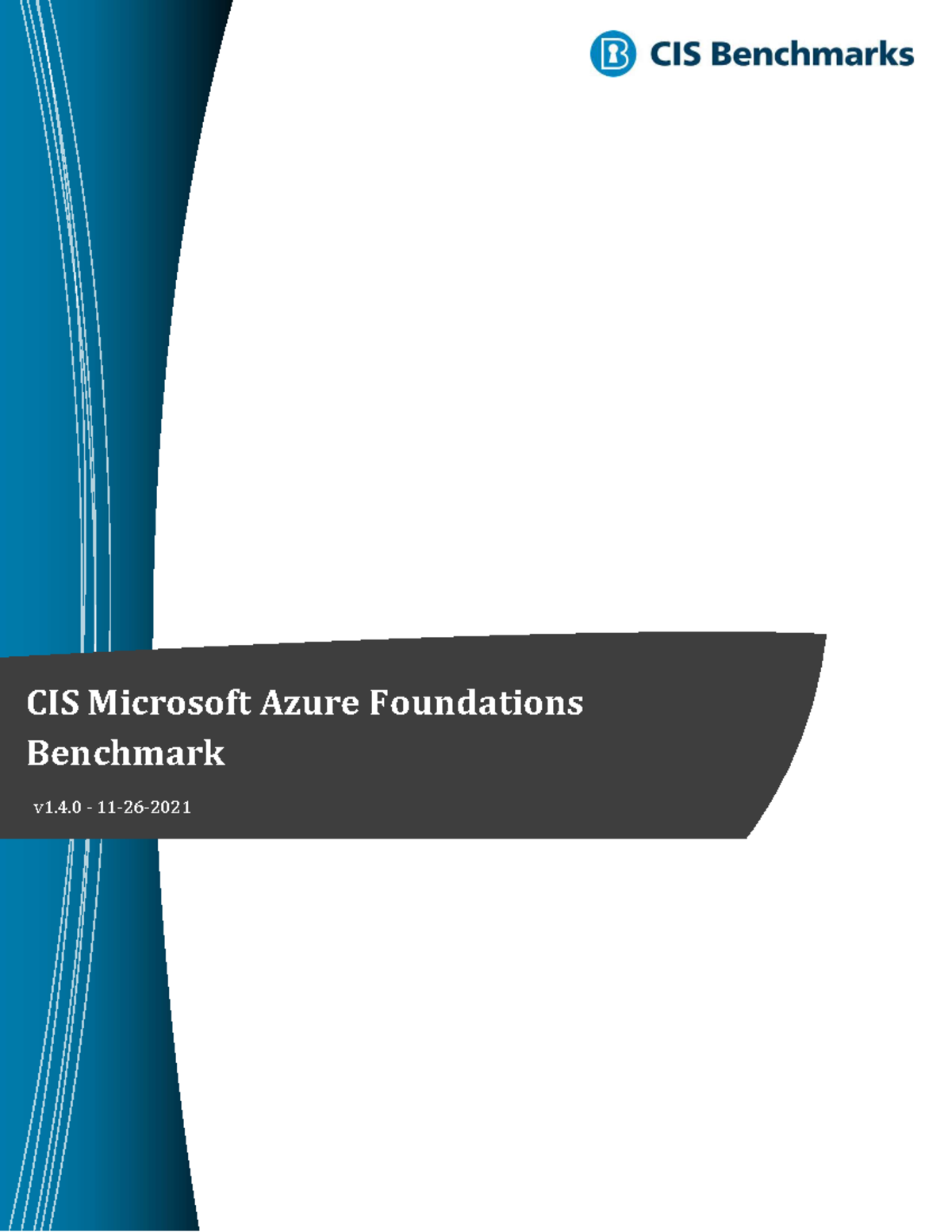CIS P1 - tst - CIS Microsoft Azure Foundations Benchmark v1.4 - 11-26 ...