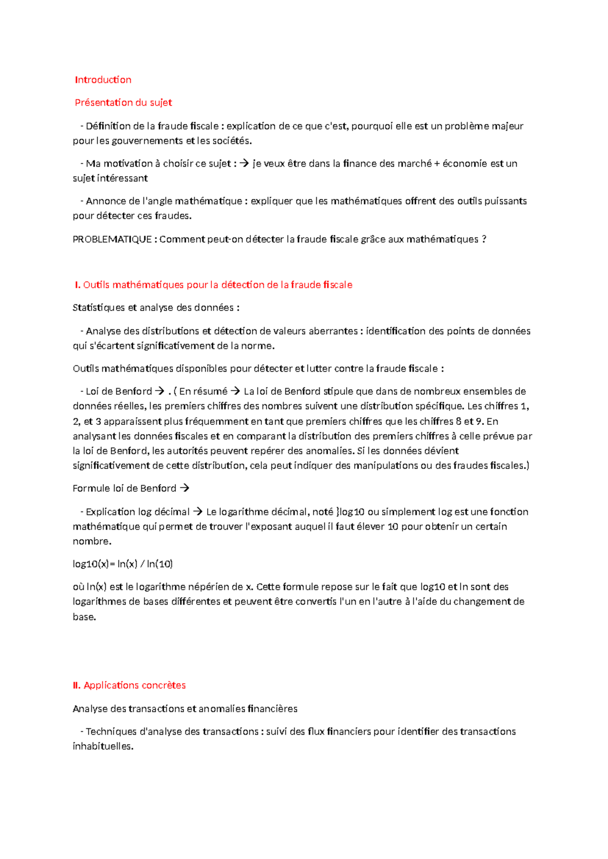 Grand oral maths Introduction Présentation du sujet Définition de