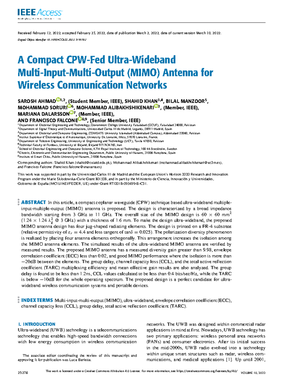 A Compact CPW-Fed Ultra-Wideband Multi-Input-Multi-Output MIMO Antenna ...