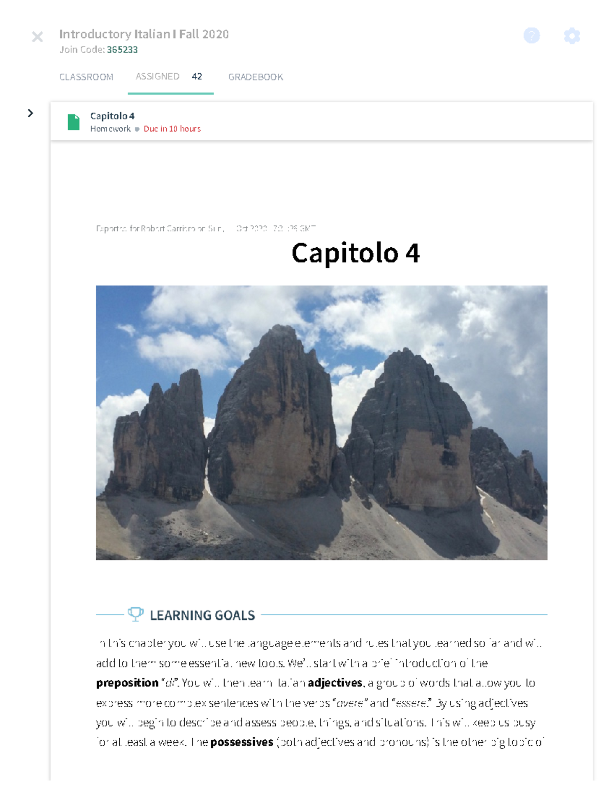 CAP 4 - Notes for class - Capitolo 4 Homework Due in 10 hours Exported ...