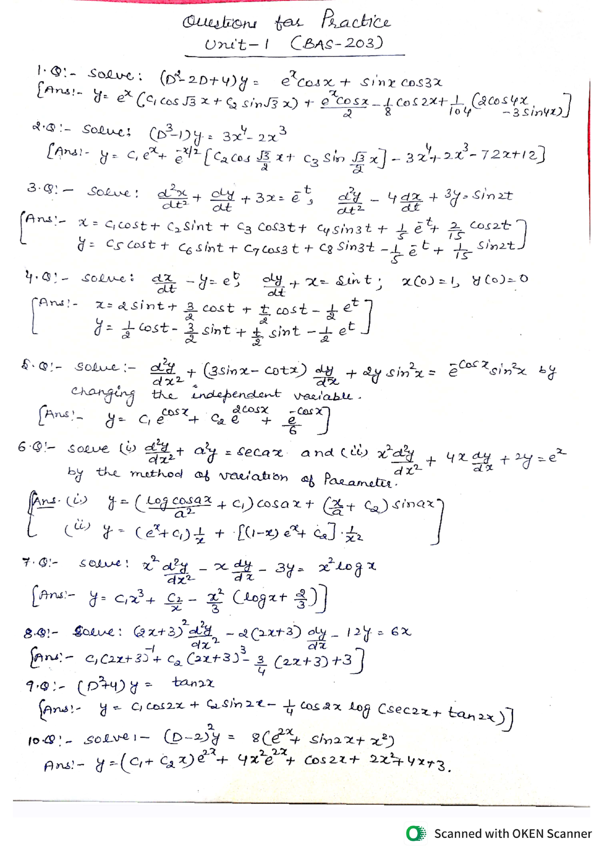 Math 2 SEMESTER - B.tech - AKTU - Studocu