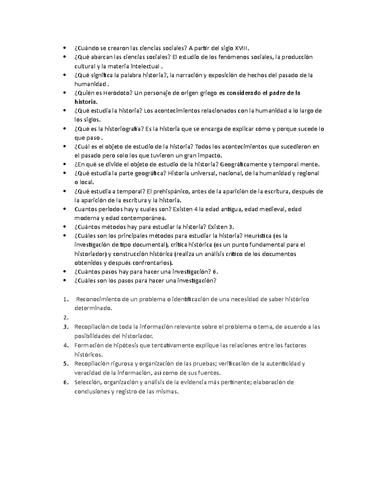 El ser humano en la sociedad tarea 3 - ¿Cuándo se crearon las ciencias ...