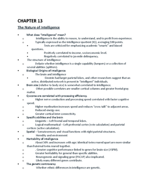 Chapter 11 - Lecture notes 11 - CHAPTER 11 PART 1 The Body Senses ...