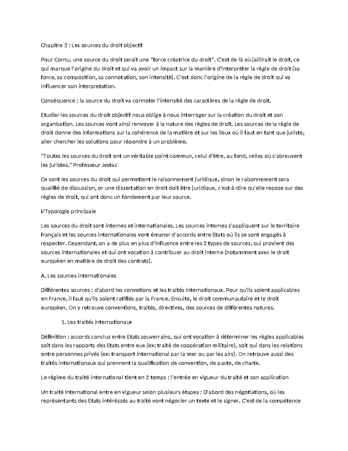 droit privee droit privee - Chapitre 2 : Les sources du droit objectif ...