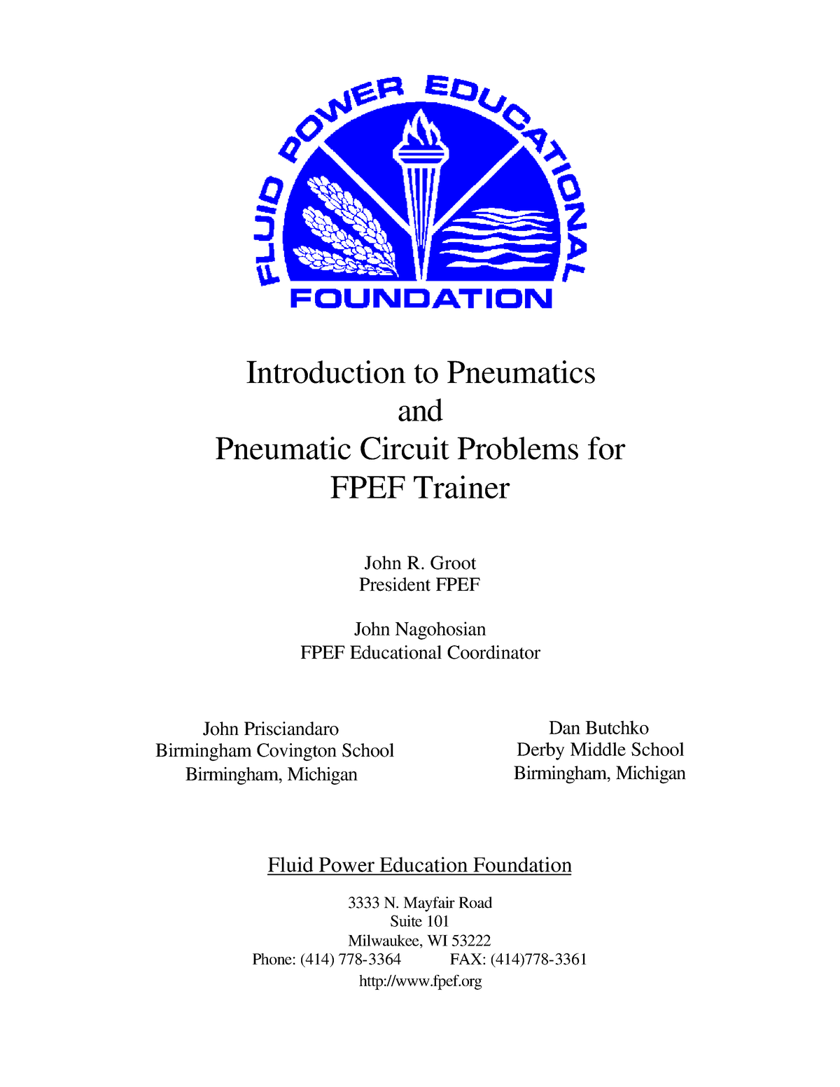 Introduction to pneumatics and pneumatic circuit problems