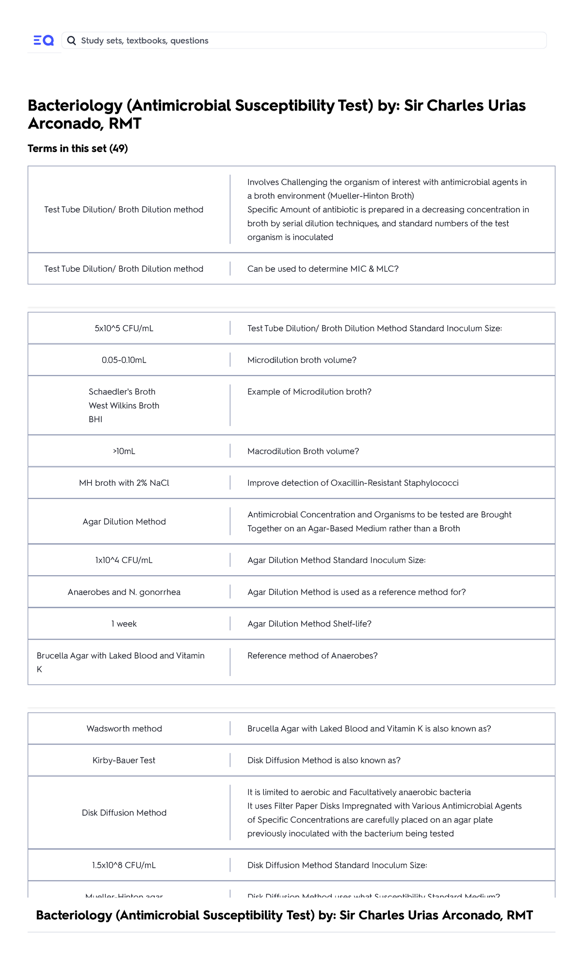 Bacteriology quizzes compiled Upgrade free 7da... Bacteriology