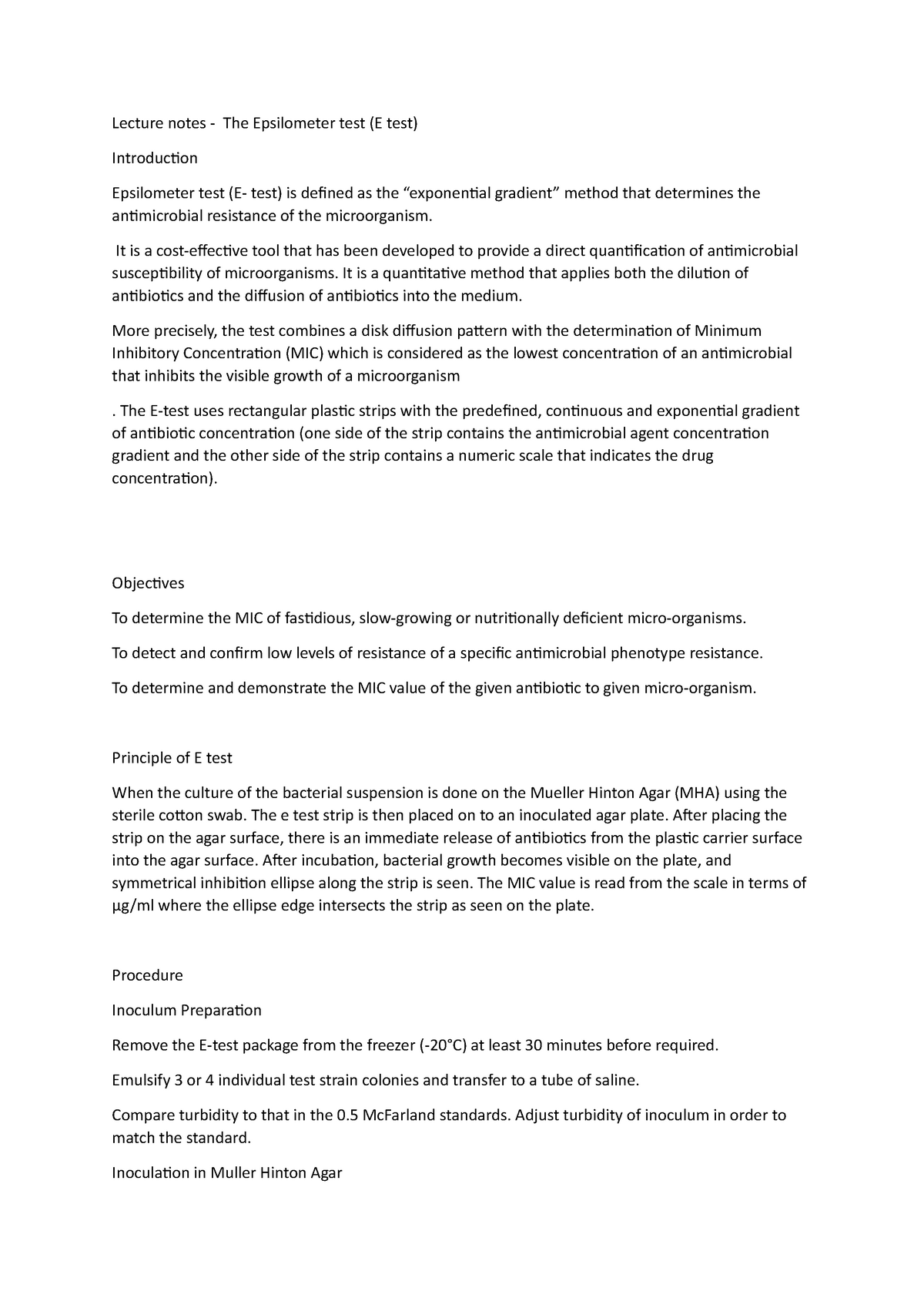 Lecture Notes The Epsilometer Test E Test Lecture Notes The Epsilometer Test E Test 9987