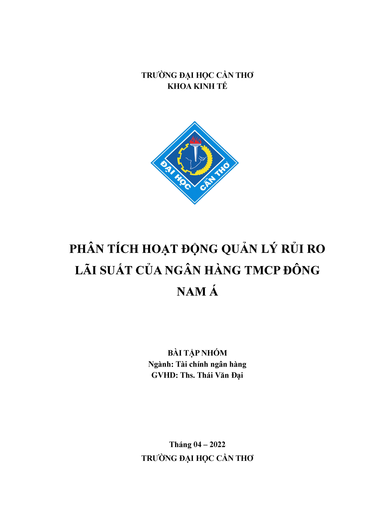 Mô hình quản trị rủi ro doanh nghiệp theo thông lệ quốc tế