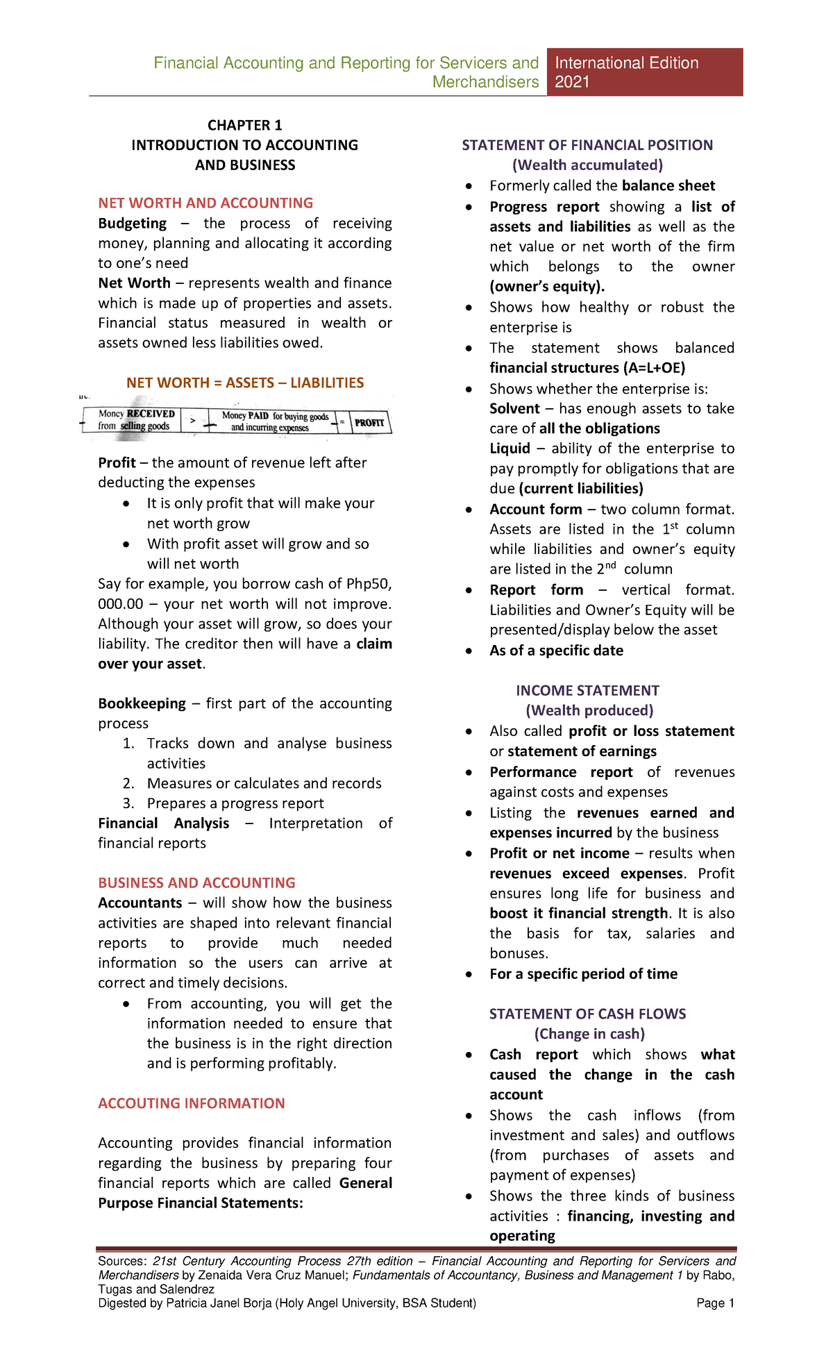 Financial accounting and reporting reviewer. - Merchandisers 2021 ...
