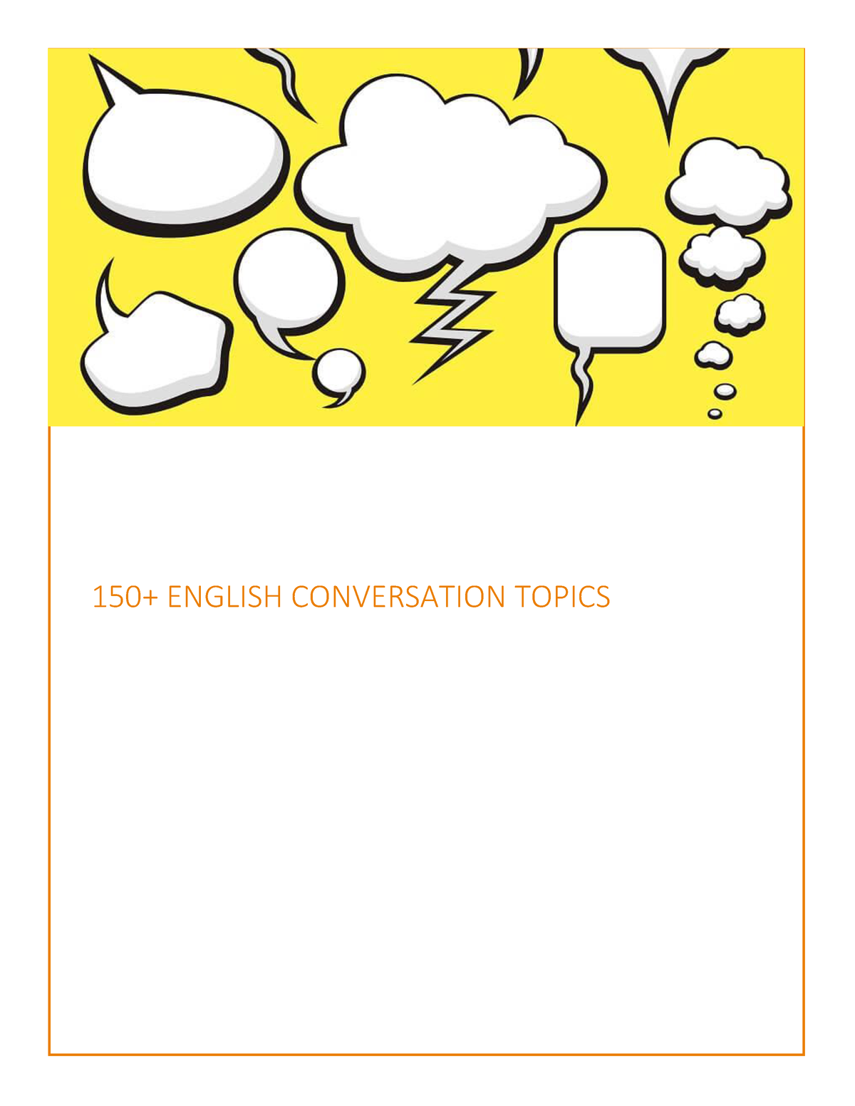 Conversation Topics For Advanced Level Learners Learn English Today