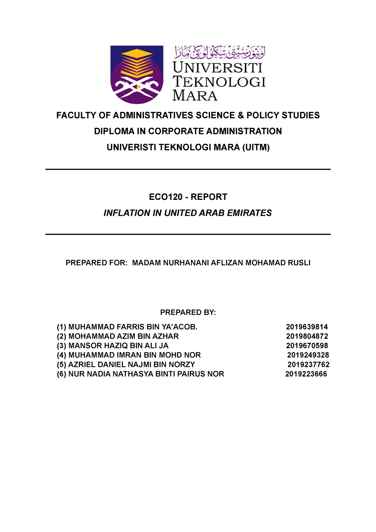 diploma teknologi makanan uitm