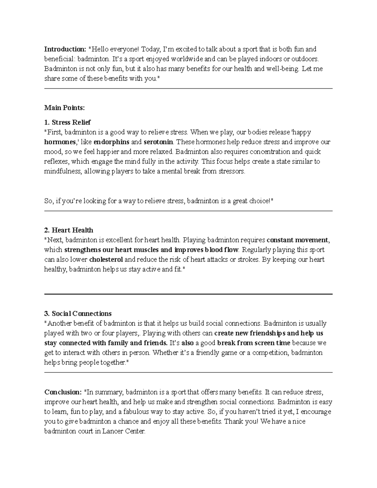 Script for presentation - Introduction: "Hello everyone! Today, I’m ...