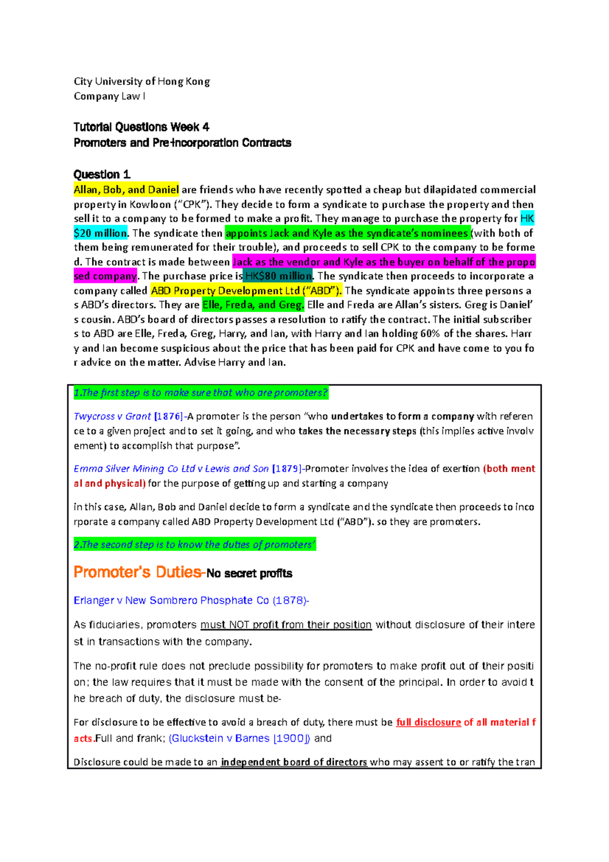 assignment hong kong law