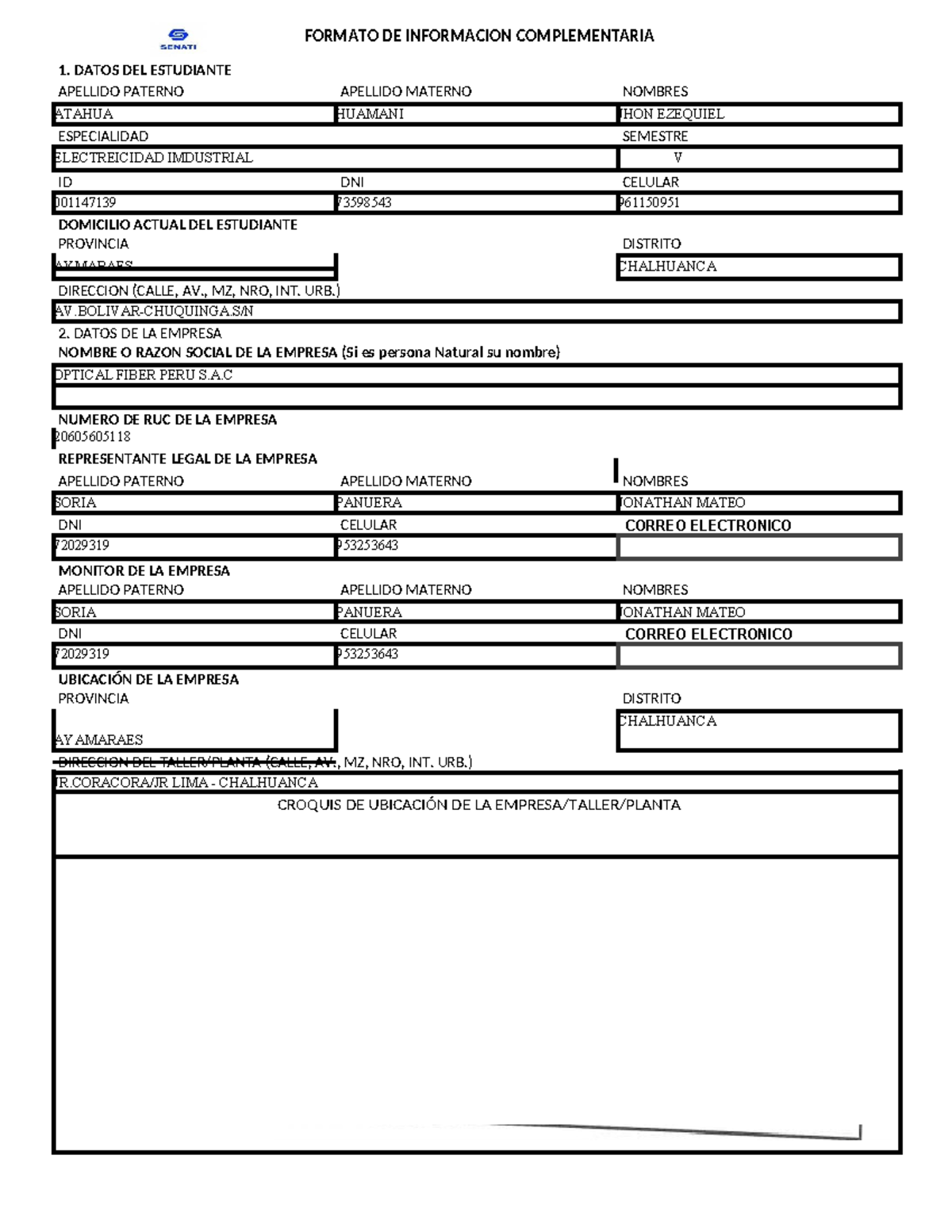 02 - Informacion Complementaria (1) - FORMATO DE INFORMACION ...