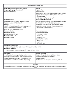 1 drug card epinephrine - Generic Name: epinephrine Trade Name ...