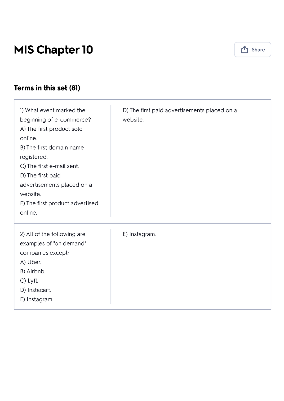 MIS Chapter 10 Flashcards Quizlet - MIS Chapter 10 Share Terms In This ...