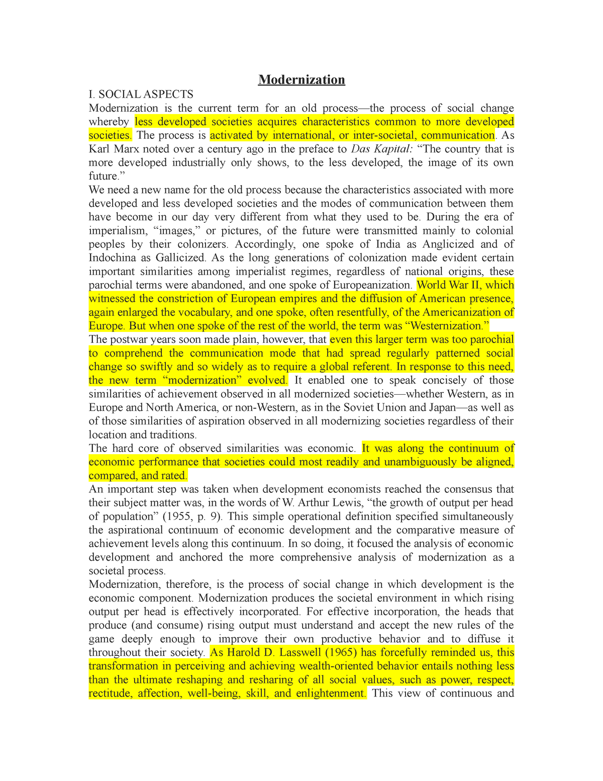 Modernization 2 NONE Modernization I SOCIAL ASPECTS Modernization   Thumb 1200 1553 