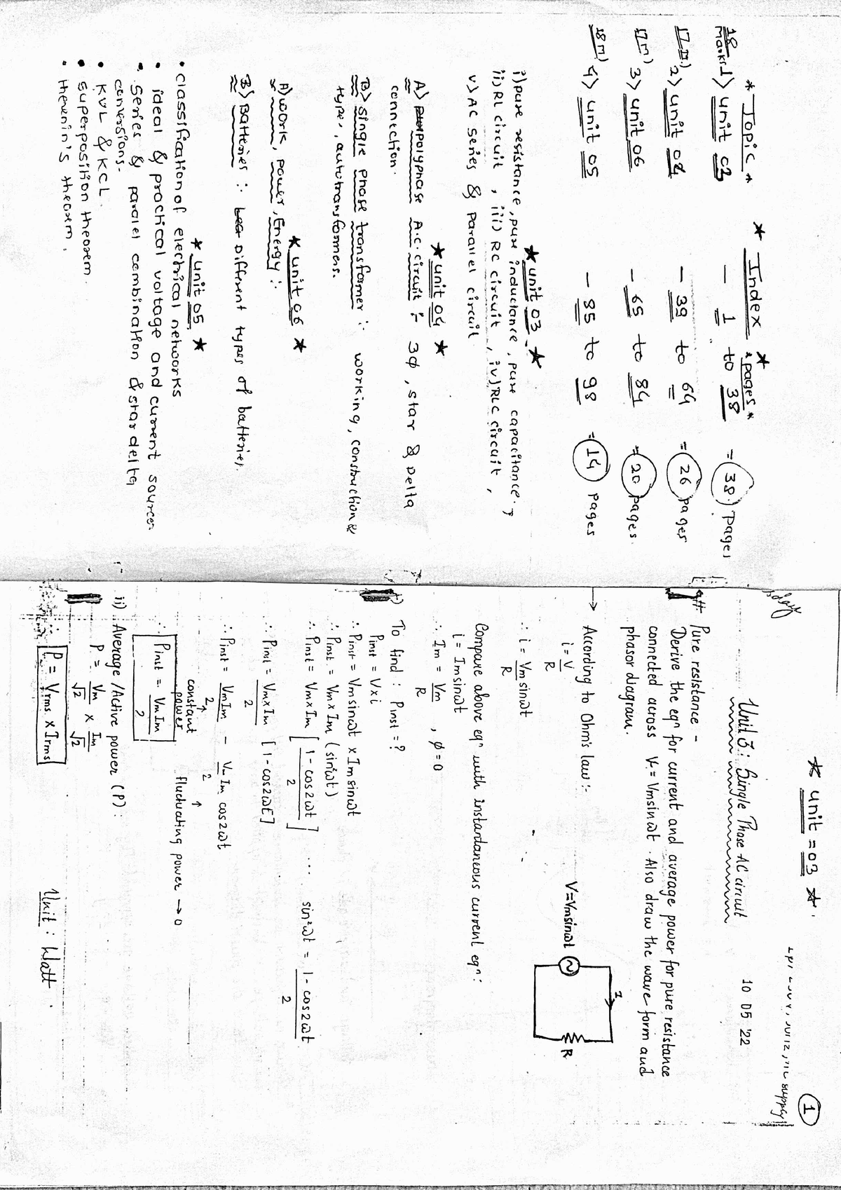 BEE Notes - Basic Electrical Engineering - Studocu