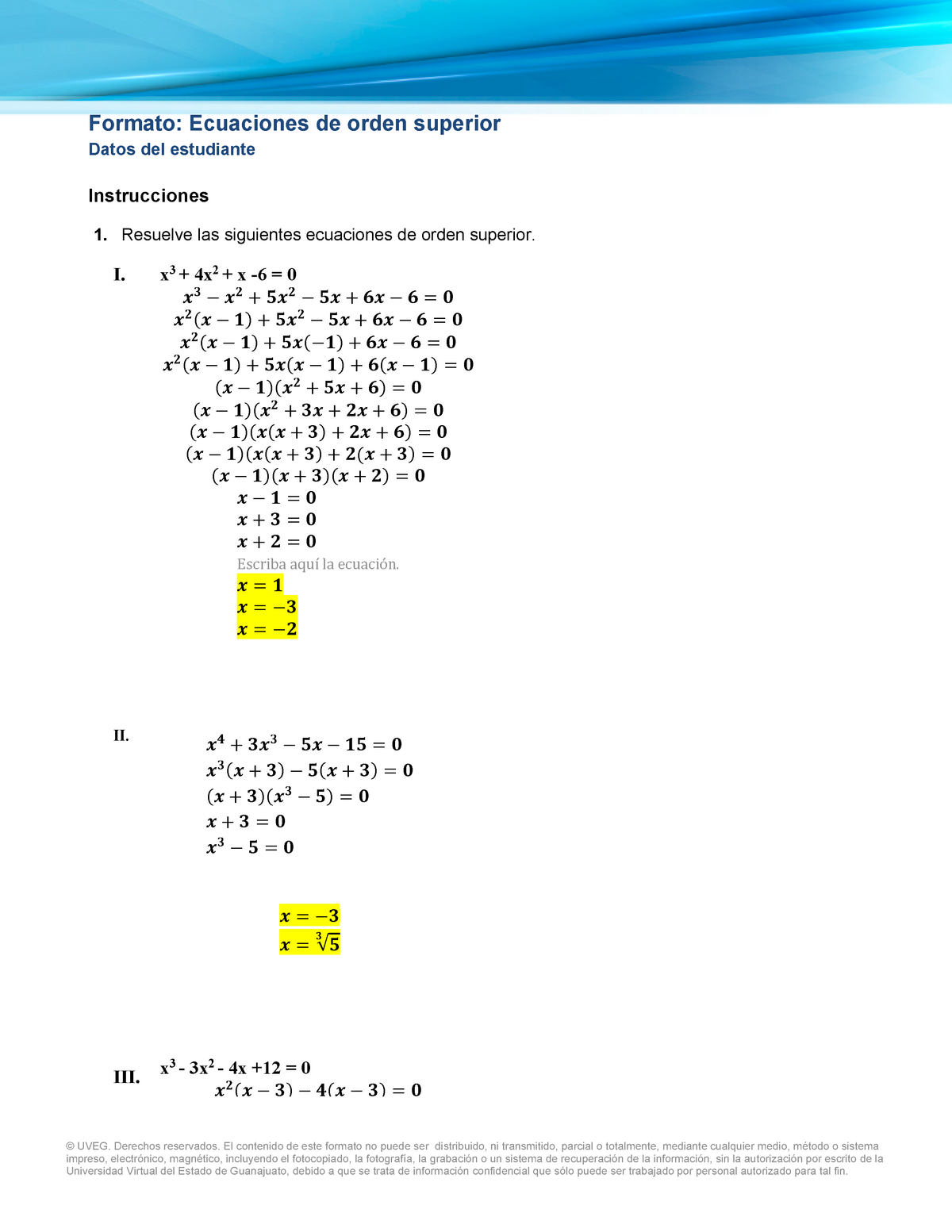 ecuaciones-de-orden-superior-funciones-y-ecuaciones-uveg-studocu