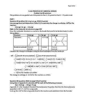 PS #4 5.112 '21 solutions - **5 PRINCIPLES OF CHEMICAL SCIENCE ...
