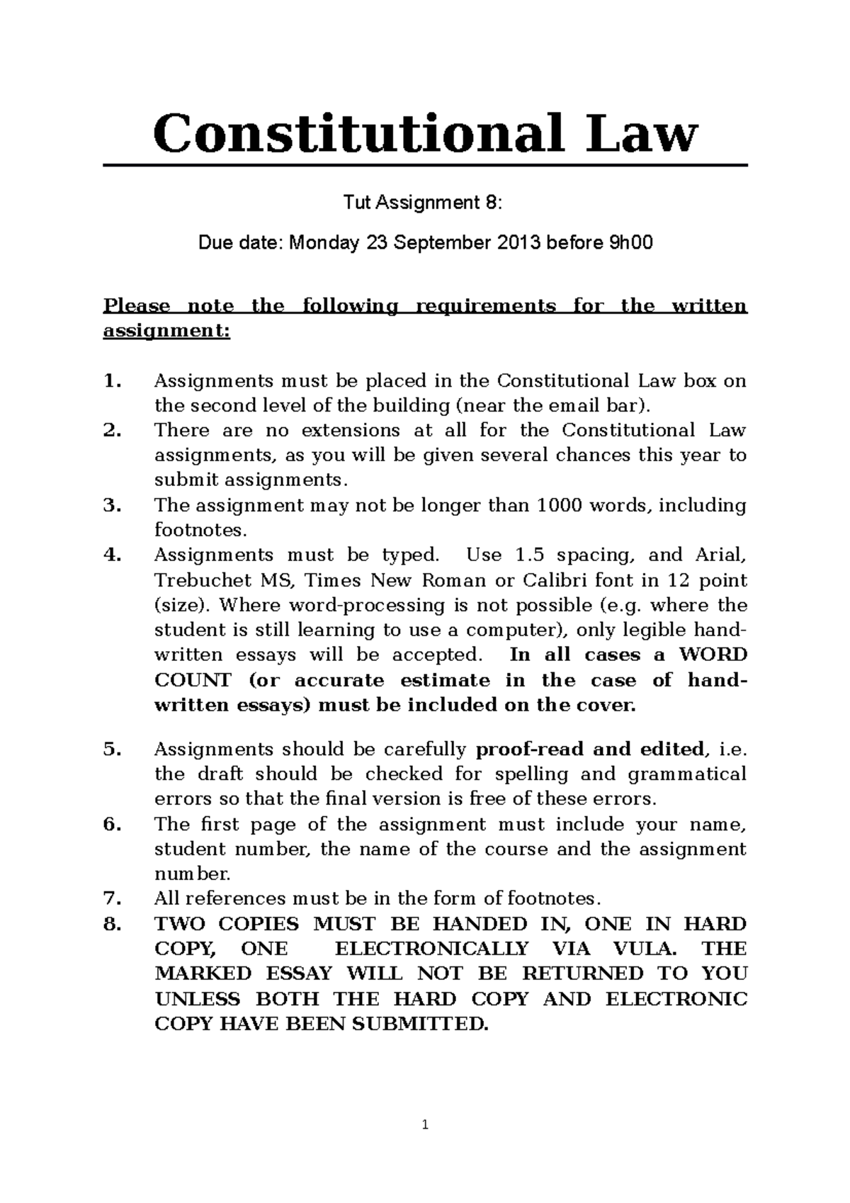 Con+Law+8th+Tut+AssignmentCon+Law+8th+Tut+Assignment - Constitutional ...