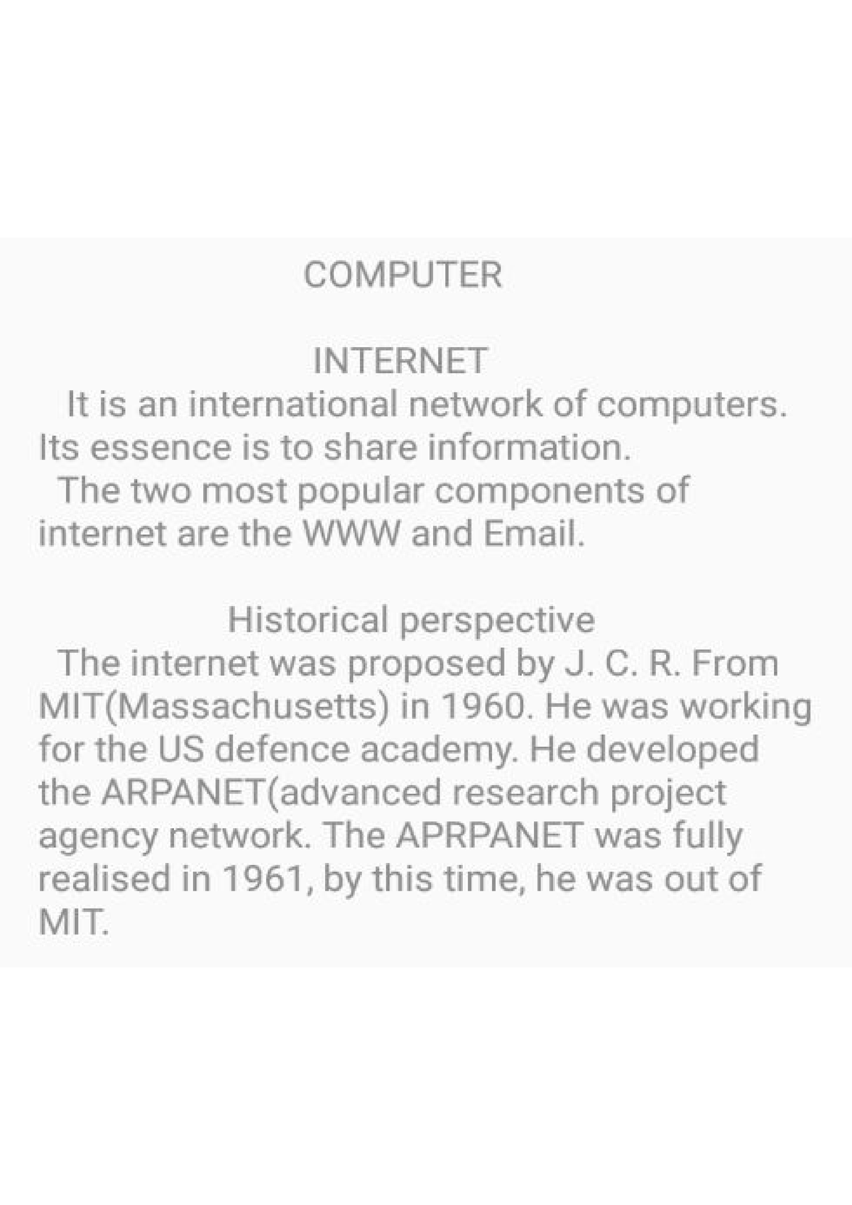 Lecture Note: Computer- Internet - Computer Cloud Network Architecture ...