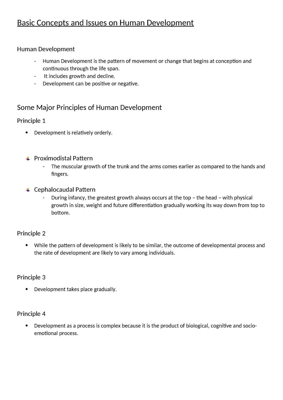 Basic Concepts And Issues On Human Development - It Includes Growth And ...