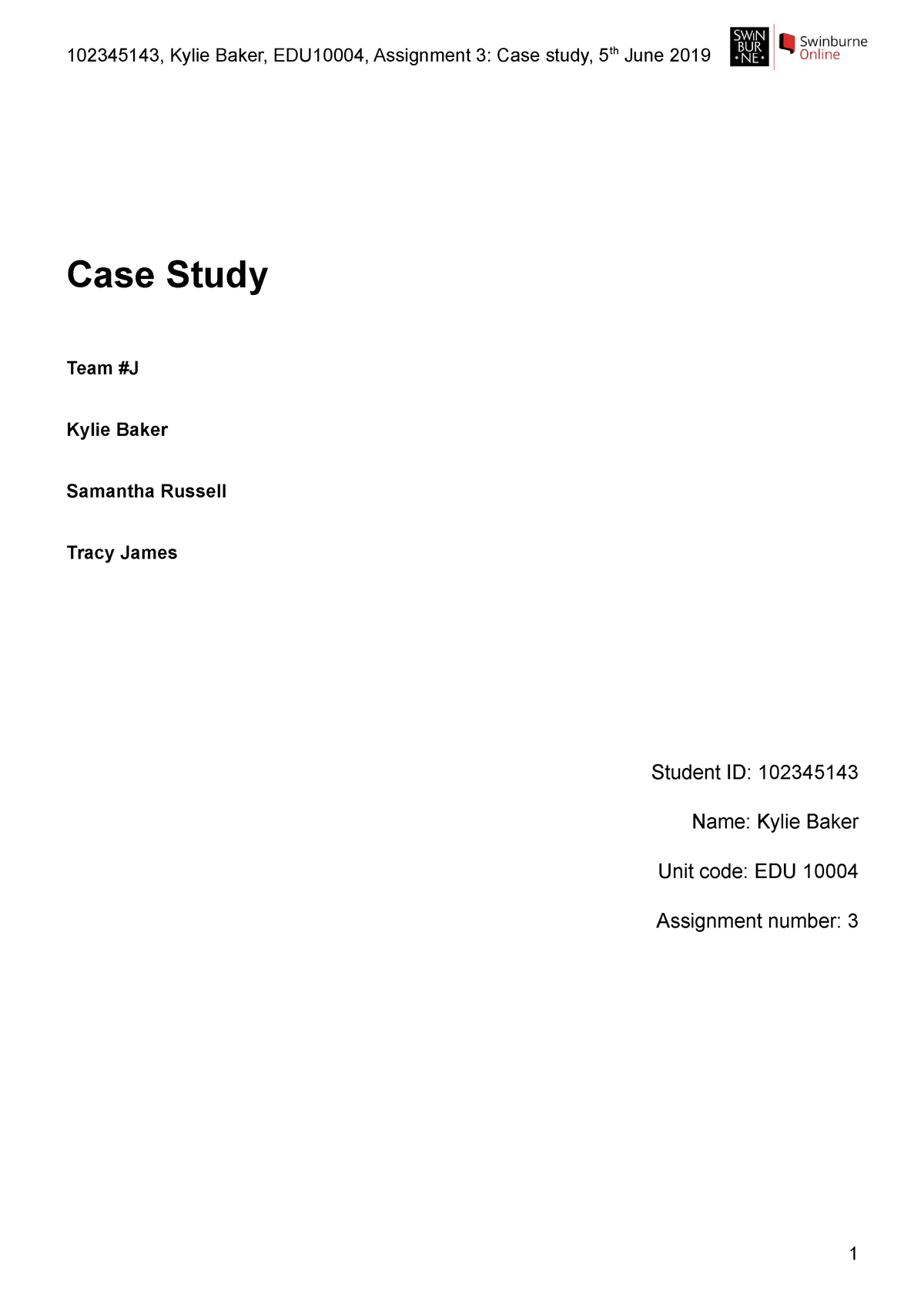 edu10004 assignment 3 case study