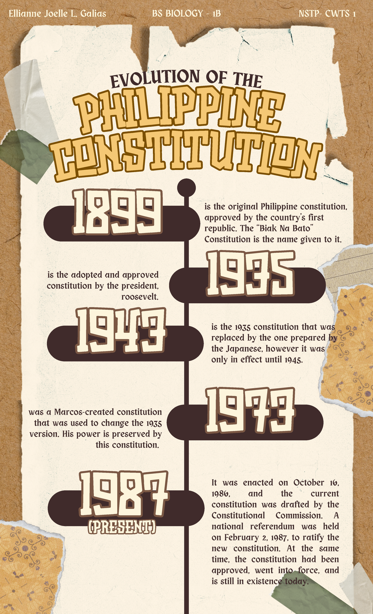 CWTS NSTP Infographics - p hi lippine p hi lippine c on stitutio n c on ...
