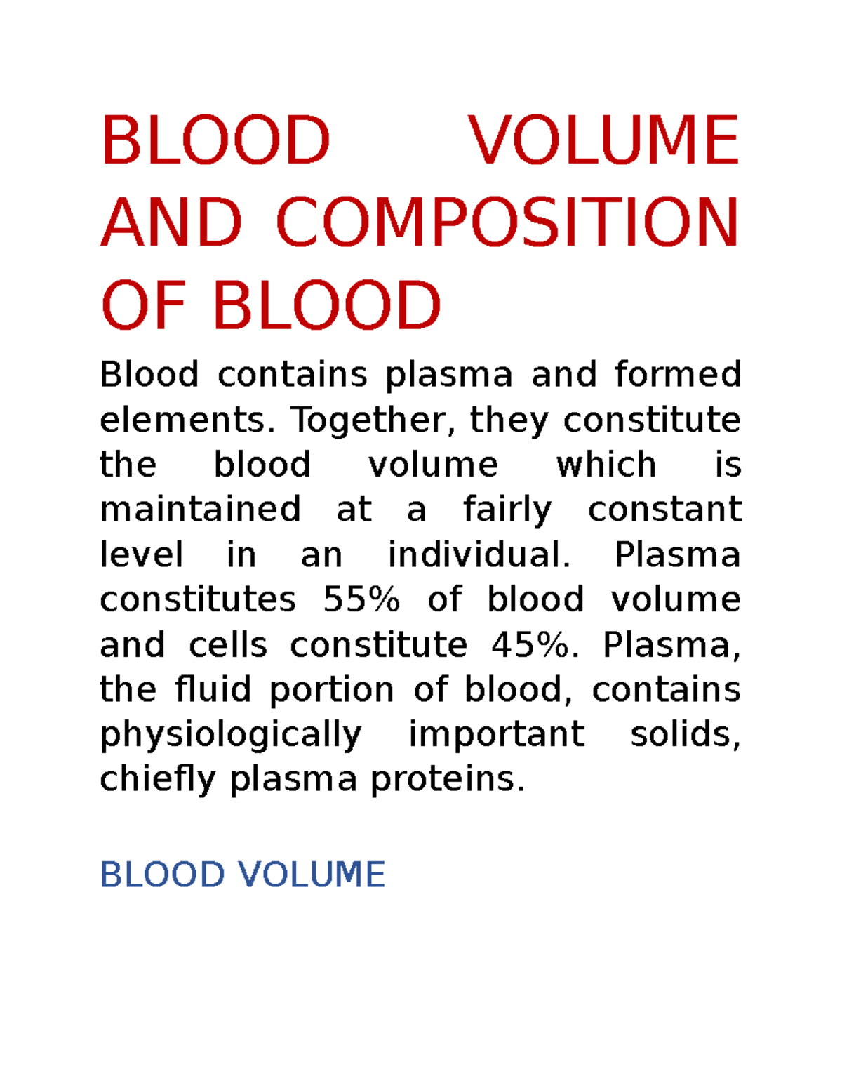 blood-volume-and-composition-of-blood-1-blood-volume-and-composition