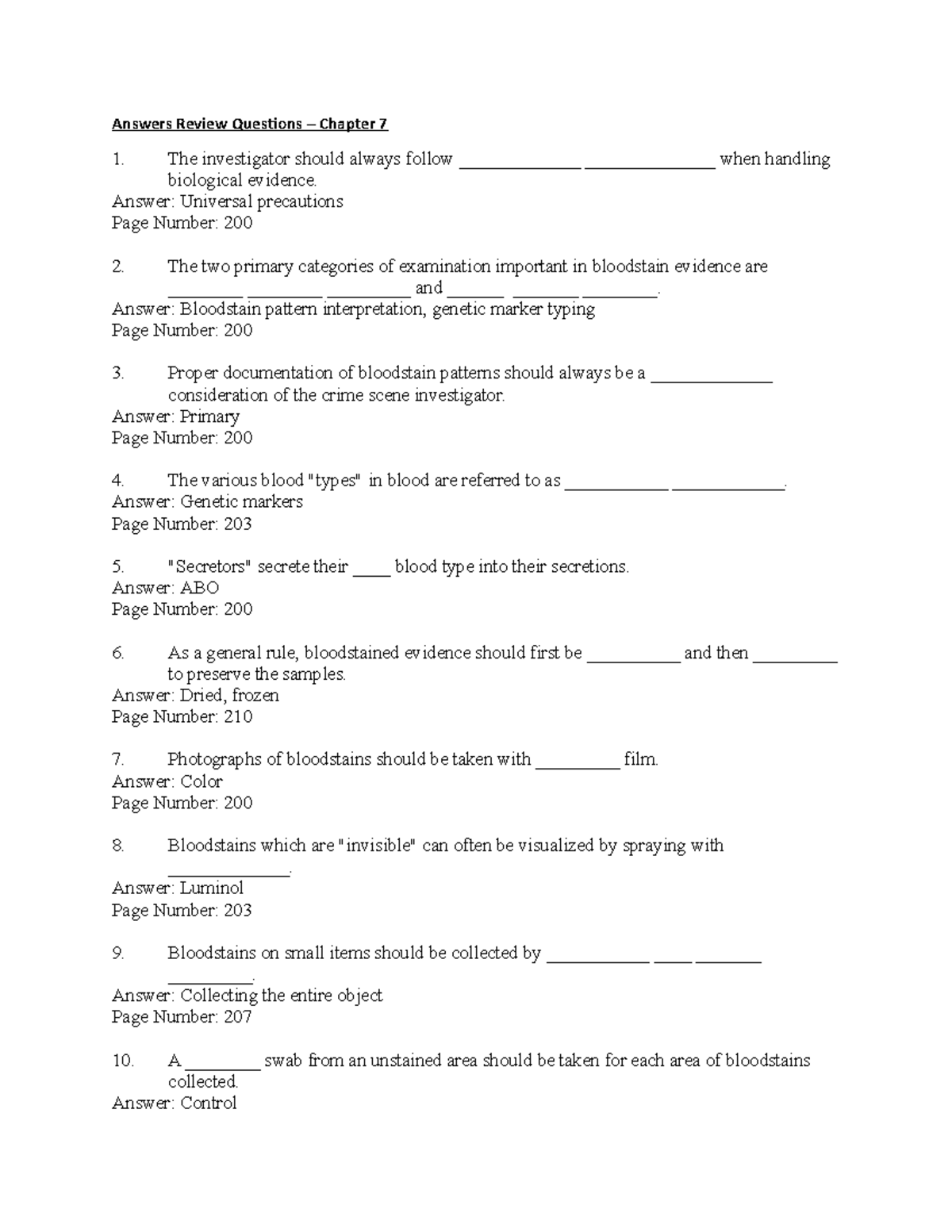 CJ Review Q's 13 - Answers Review Questions – Chapter 7 The ...