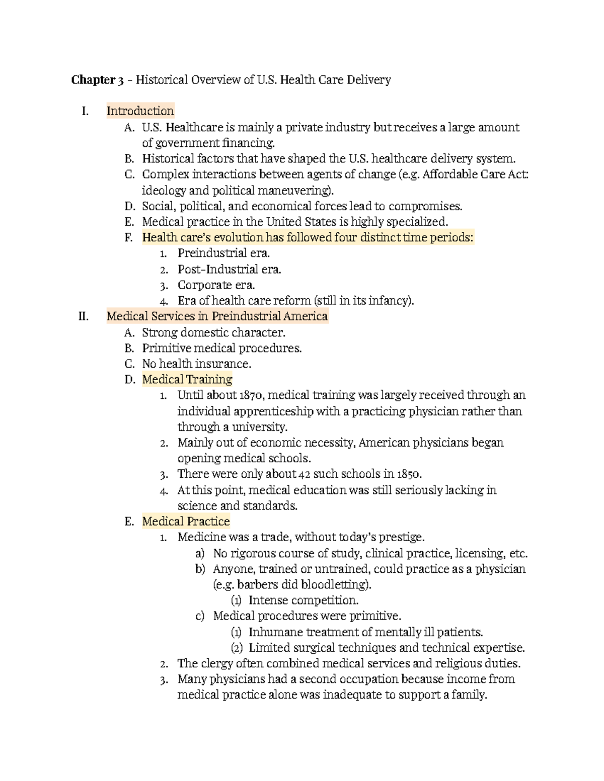 PUBH233 Chapter 3 - David Woodrum - Chapter 3 - Historical Overview Of ...